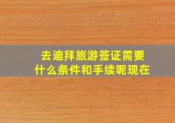 去迪拜旅游签证需要什么条件和手续呢现在