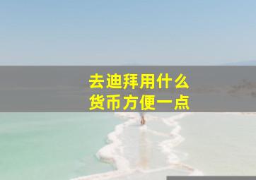 去迪拜用什么货币方便一点