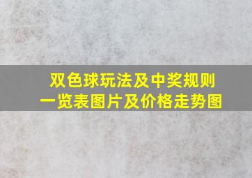 双色球玩法及中奖规则一览表图片及价格走势图