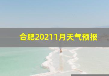 合肥20211月天气预报