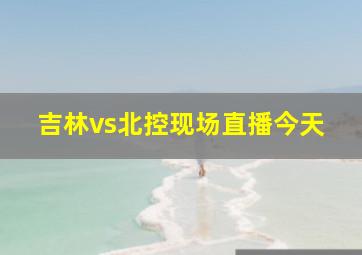 吉林vs北控现场直播今天