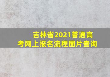 吉林省2021普通高考网上报名流程图片查询