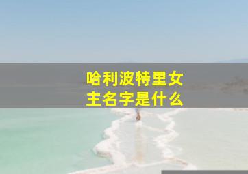 哈利波特里女主名字是什么