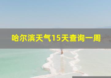 哈尔滨天气15天查询一周