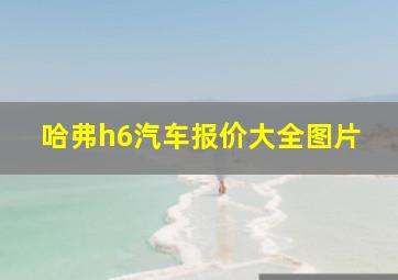 哈弗h6汽车报价大全图片