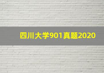 四川大学901真题2020