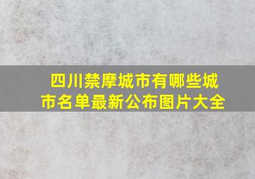 四川禁摩城市有哪些城市名单最新公布图片大全