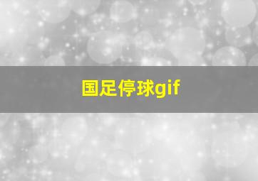 国足停球gif