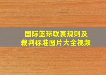 国际篮球联赛规则及裁判标准图片大全视频