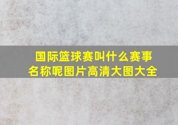 国际篮球赛叫什么赛事名称呢图片高清大图大全