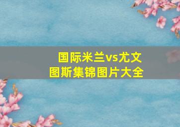 国际米兰vs尤文图斯集锦图片大全