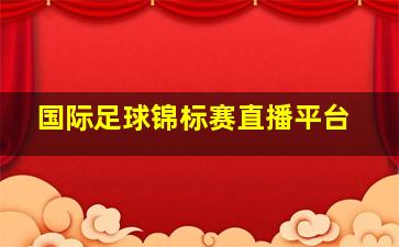 国际足球锦标赛直播平台