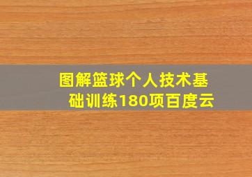 图解篮球个人技术基础训练180项百度云