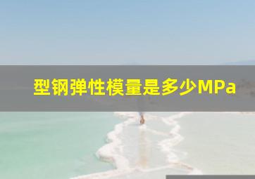 型钢弹性模量是多少MPa