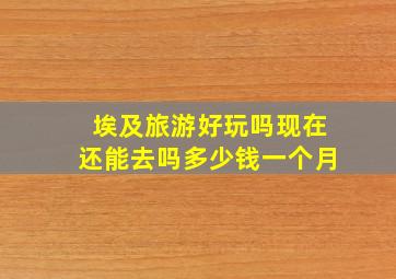 埃及旅游好玩吗现在还能去吗多少钱一个月