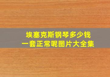 埃塞克斯钢琴多少钱一套正常呢图片大全集