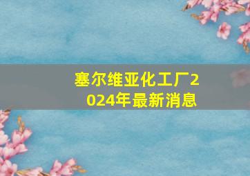 塞尔维亚化工厂2024年最新消息