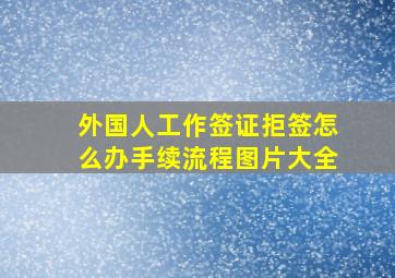 外国人工作签证拒签怎么办手续流程图片大全