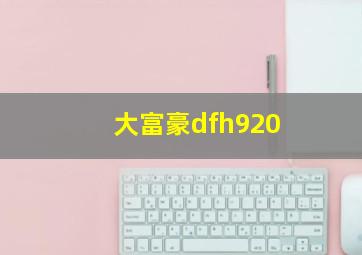 大富豪dfh920