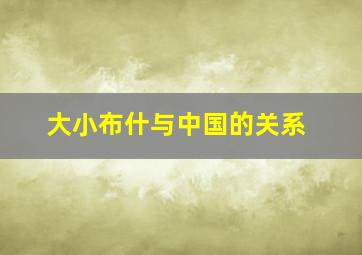 大小布什与中国的关系