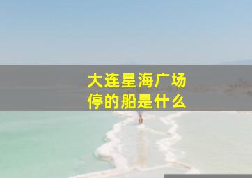 大连星海广场停的船是什么