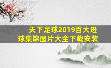 天下足球2019百大进球集锦图片大全下载安装