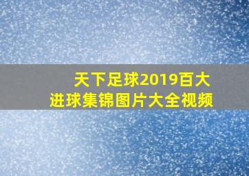 天下足球2019百大进球集锦图片大全视频