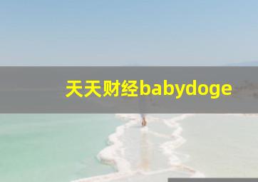 天天财经babydoge