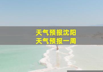 天气预报沈阳天气预报一周