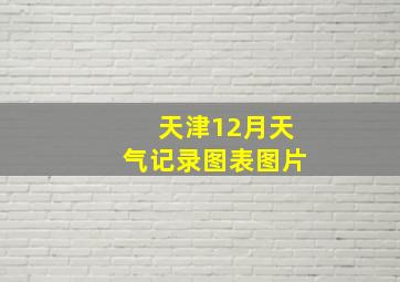 天津12月天气记录图表图片