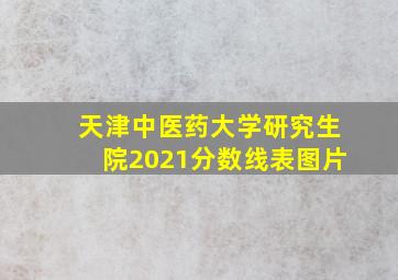 天津中医药大学研究生院2021分数线表图片