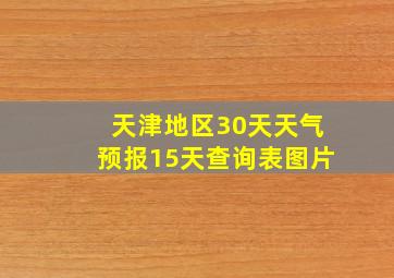 天津地区30天天气预报15天查询表图片