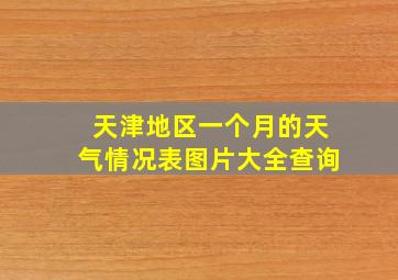 天津地区一个月的天气情况表图片大全查询