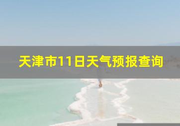 天津市11日天气预报查询