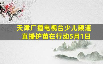 天津广播电视台少儿频道直播护苗在行动5月1日