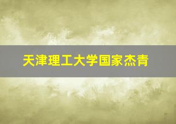 天津理工大学国家杰青