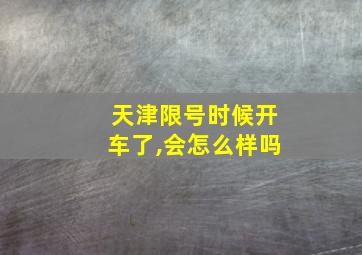 天津限号时候开车了,会怎么样吗