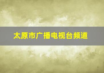 太原市广播电视台频道