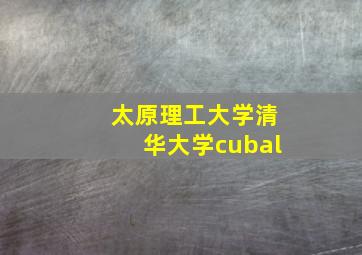 太原理工大学清华大学cubal