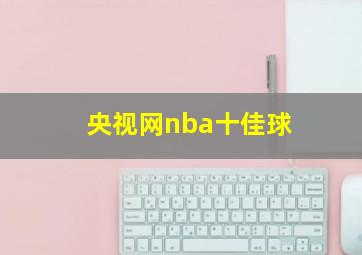 央视网nba十佳球