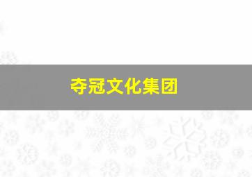 夺冠文化集团