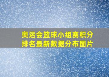 奥运会篮球小组赛积分排名最新数据分布图片