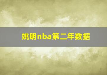 姚明nba第二年数据