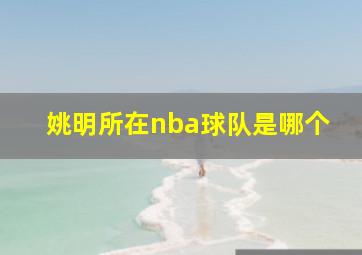 姚明所在nba球队是哪个