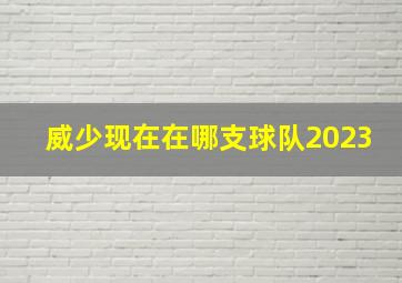 威少现在在哪支球队2023