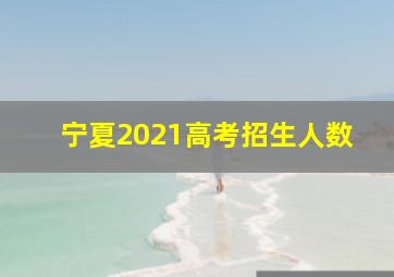 宁夏2021高考招生人数