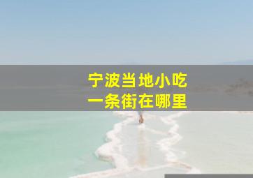 宁波当地小吃一条街在哪里