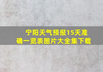 宁阳天气预报15天准确一览表图片大全集下载