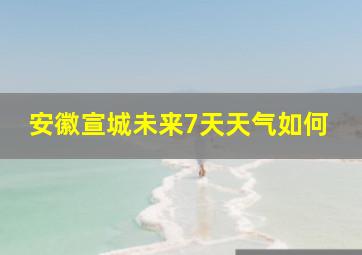 安徽宣城未来7天天气如何