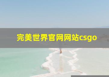 完美世界官网网站csgo